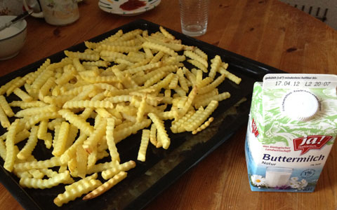 Backrohr Pommes Frittes